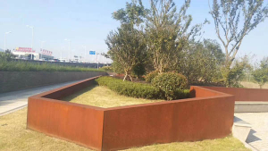 海港耐候钢挡土墙