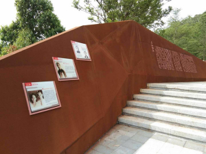 海港耐候钢挡土墙
